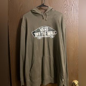 Green Vans Off the Wall Hoodie